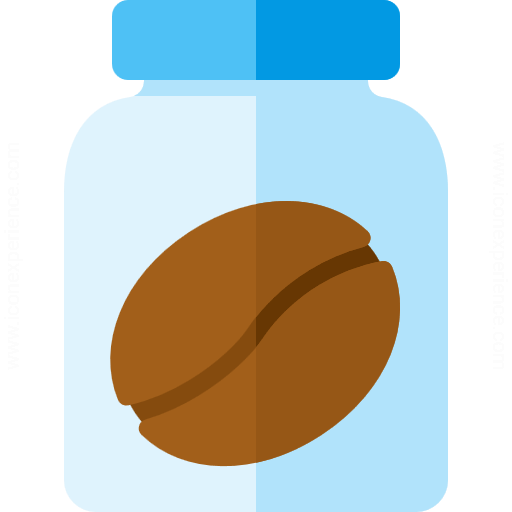 Jar Coffee Bean Icon