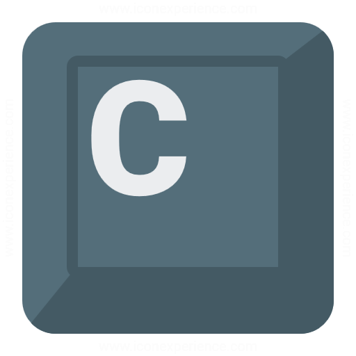 Keyboard Key C Icon
