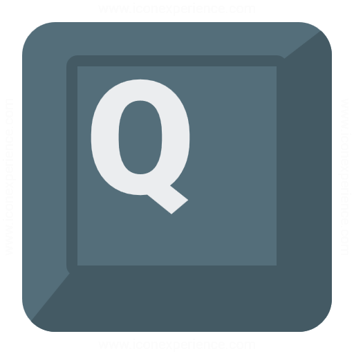 Keyboard Key Q Icon