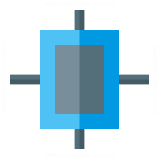 Object Alignment Center Icon