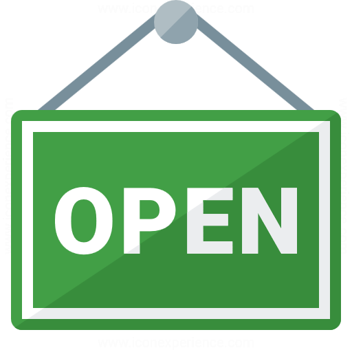 Signboard Open Icon