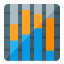 Chart Column Stacked Icon 64x64