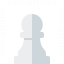 Chess Piece Pawn White Icon 64x64