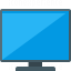 Flatscreen Tv Icon 64x64