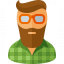 Hipster Icon 64x64