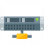 Rack Server Network Icon 64x64