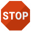 Sign Stop Icon 64x64