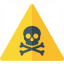 Sign Warning Toxic Icon 64x64