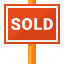 Signboard Sold Icon 64x64