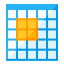 Table Selection Block Icon 64x64