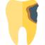Tooth Carious Icon 64x64