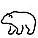 Bear Icon 128x128