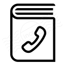 Book Telephone Icon 128x128