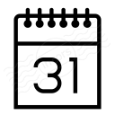 Calendar 31 Icon 128x128
