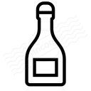 Champagne Bottle Icon 128x128