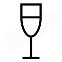 Champagne Glass Icon 128x128