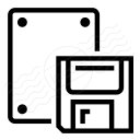 Floppy Drive Icon 128x128
