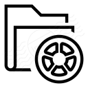 Folder Movie Icon 128x128