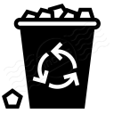 Garbage Overflow Icon 128x128