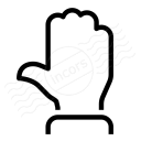 Hand Stop 2 Icon 128x128