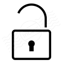 Lock Open Icon 128x128