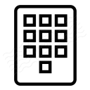 Numeric Keypad Icon 128x128
