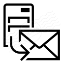 Server Mail Download Icon 128x128