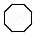 Shape Octagon Icon 128x128