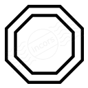 Sign Stop Icon 128x128