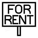 Signboard For Rent Icon 128x128