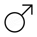Symbol Male Icon 128x128