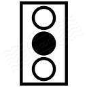 Trafficlight Yellow Icon 128x128