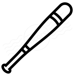 Baseball Bat Icon 256x256