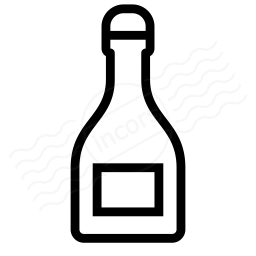 Champagne Bottle Icon 256x256