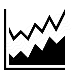 Chart Area Icon 256x256