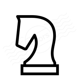 Chess Piece Knight Icon 256x256
