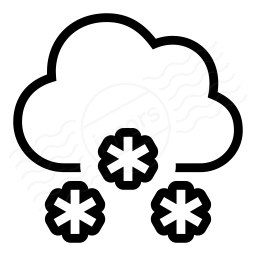 Cloud Snow Icon 256x256