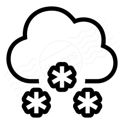 Iconexperience I Collection Cloud Snow Icon