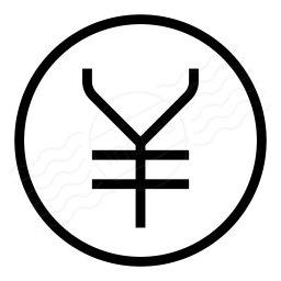Currency Yen Icon 256x256