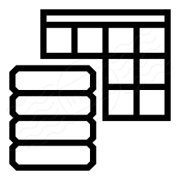 Iconexperience I Collection Data Table Icon