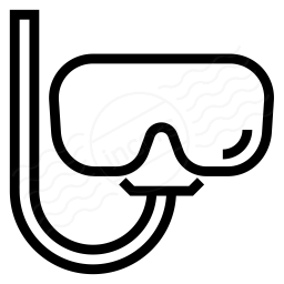 Iconexperience I Collection Diving Mask Icon