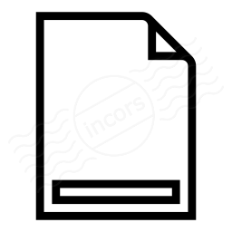 Document Footer Icon 256x256