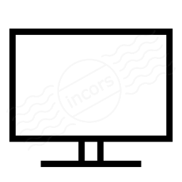 Flatscreen Tv Icon 256x256