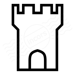 Fortress Tower Icon 256x256