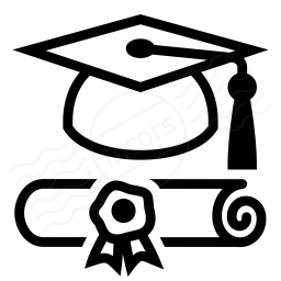 Graduation Hat 2 Icon 256x256