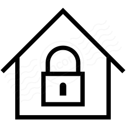 Home Lock Icon 256x256