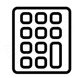 Keypad Icon 256x256