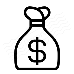Moneybag Dollar Icon 256x256