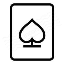 Playing Card Spades Icon 256x256