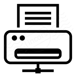 Printer Network Icon 256x256